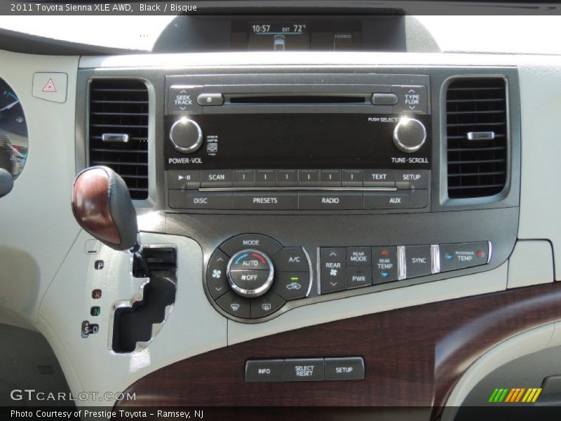 Black / Bisque 2011 Toyota Sienna XLE AWD