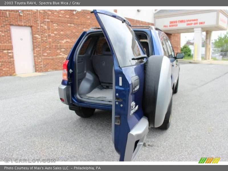 Spectra Blue Mica / Gray 2003 Toyota RAV4