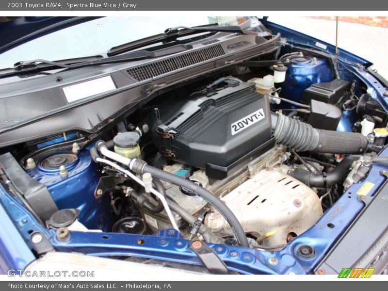  2003 RAV4  Engine - 2.0 Liter DOHC 16-Valve VVT-i 4 Cylinder