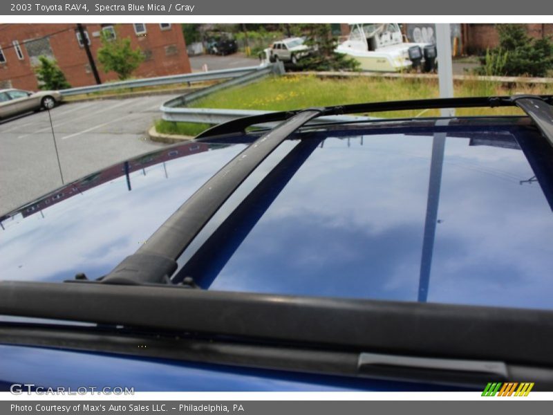 Spectra Blue Mica / Gray 2003 Toyota RAV4