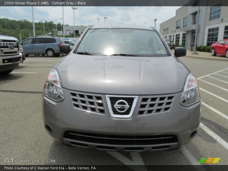 Gotham Gray / Black 2009 Nissan Rogue S AWD
