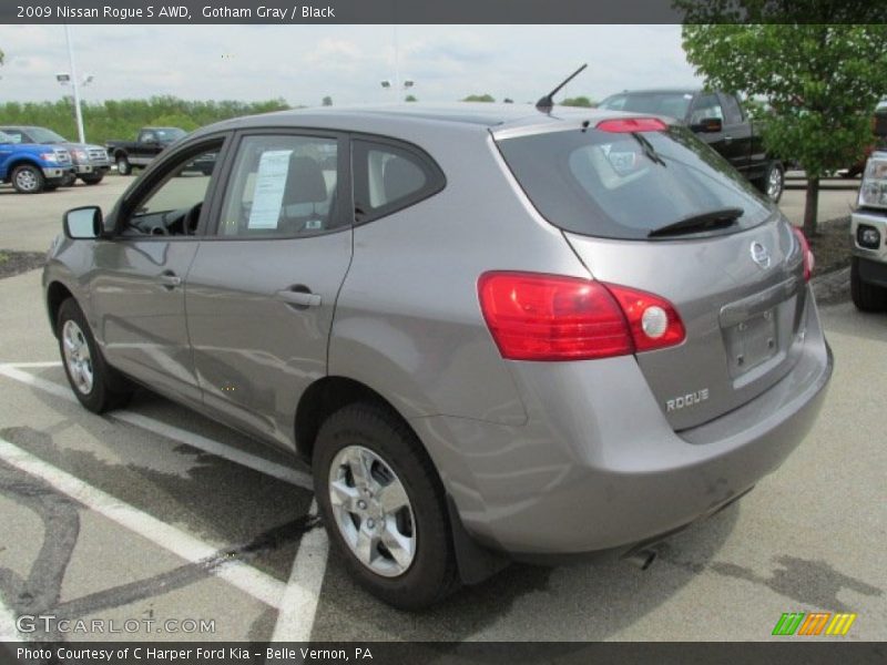 Gotham Gray / Black 2009 Nissan Rogue S AWD