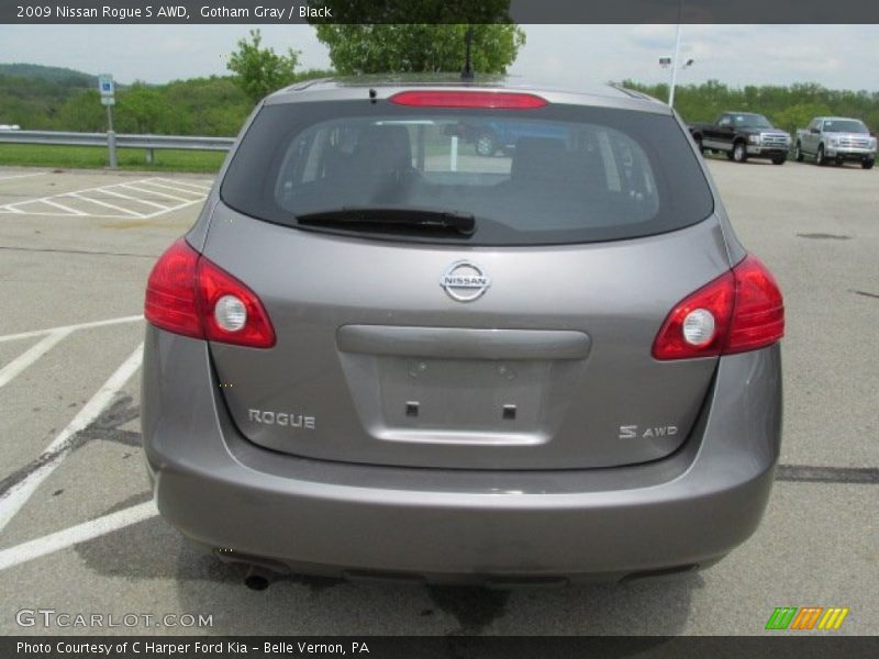 Gotham Gray / Black 2009 Nissan Rogue S AWD