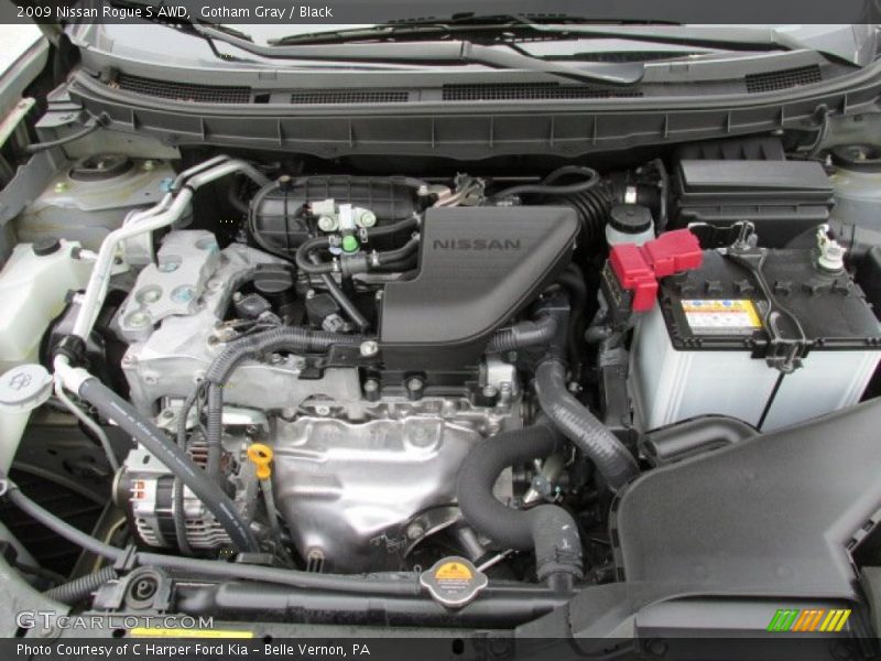 Gotham Gray / Black 2009 Nissan Rogue S AWD
