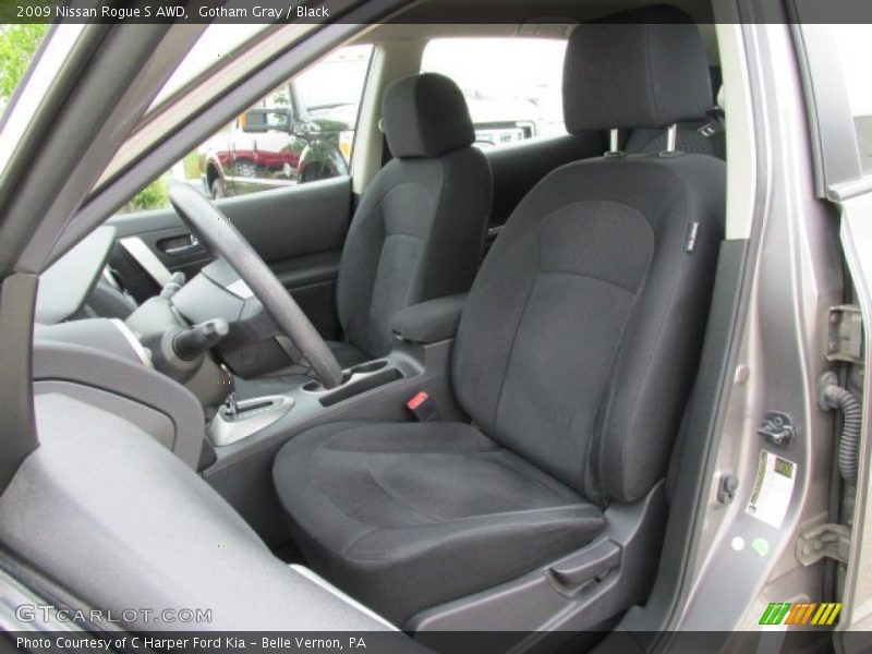 Gotham Gray / Black 2009 Nissan Rogue S AWD