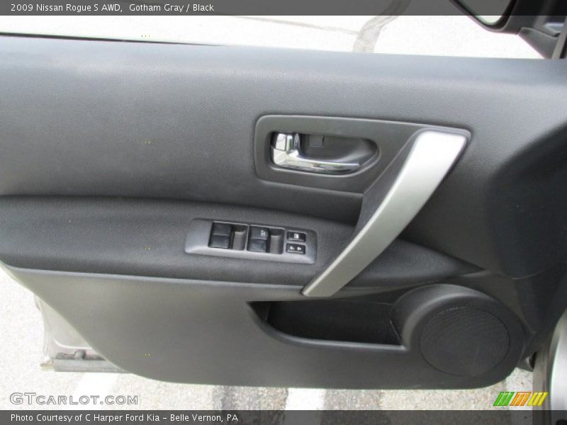 Gotham Gray / Black 2009 Nissan Rogue S AWD