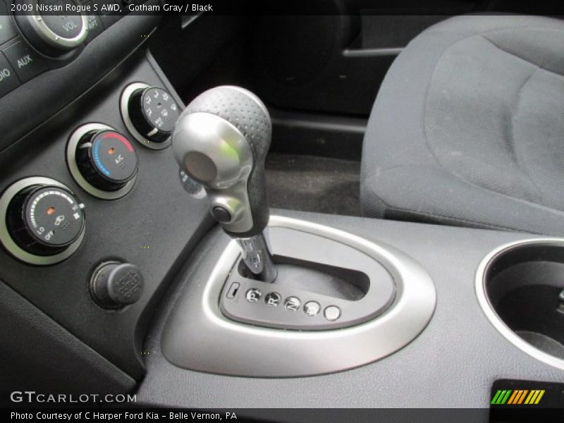 Gotham Gray / Black 2009 Nissan Rogue S AWD