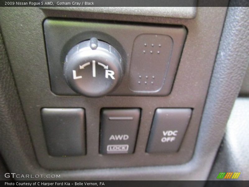 Gotham Gray / Black 2009 Nissan Rogue S AWD