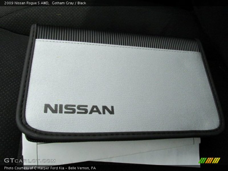 Gotham Gray / Black 2009 Nissan Rogue S AWD
