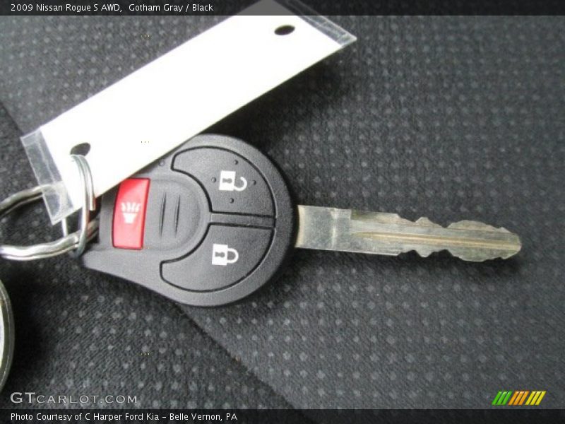 Gotham Gray / Black 2009 Nissan Rogue S AWD