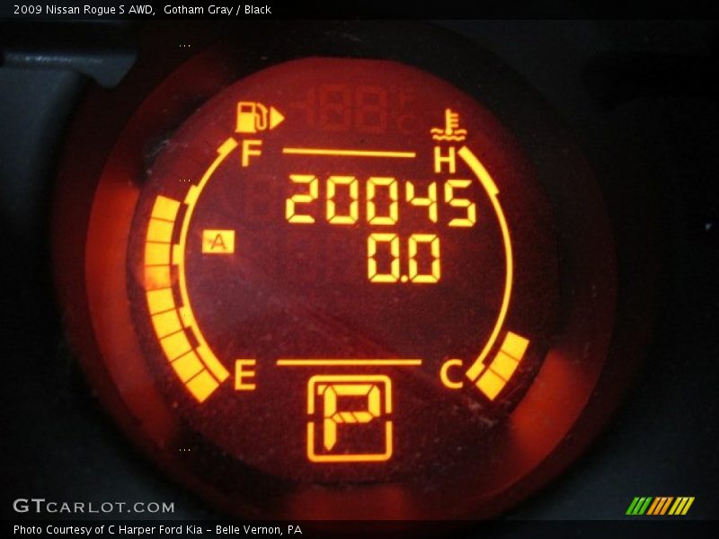 Gotham Gray / Black 2009 Nissan Rogue S AWD