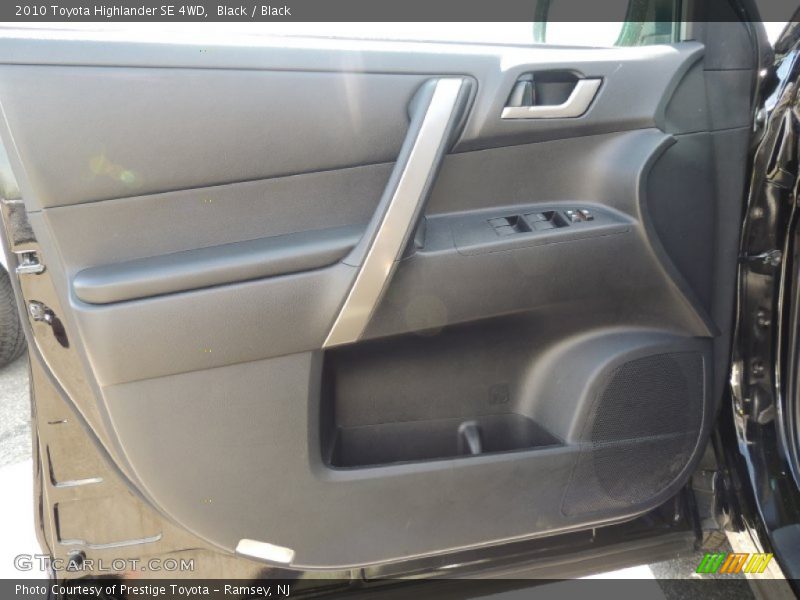 Black / Black 2010 Toyota Highlander SE 4WD
