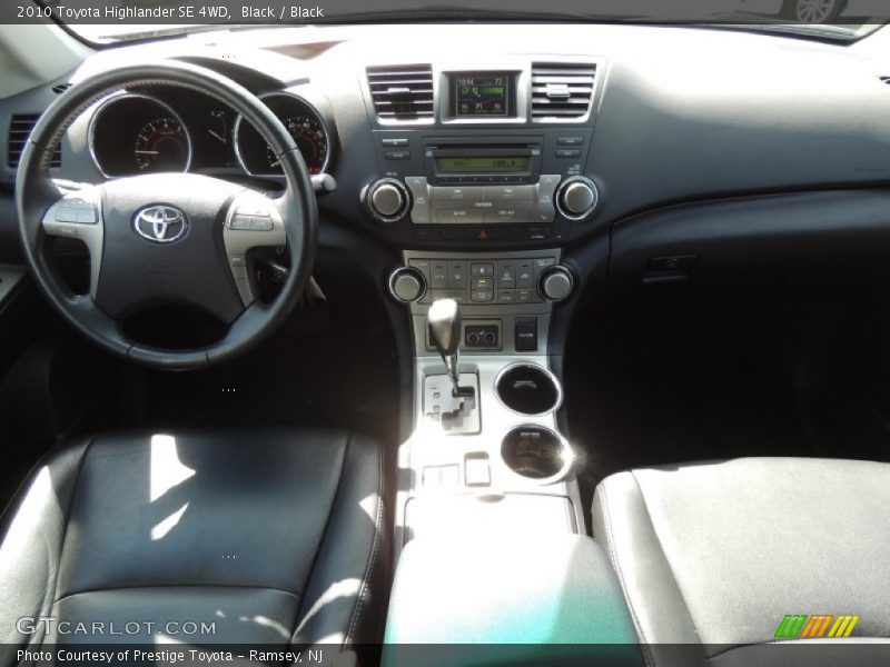 Black / Black 2010 Toyota Highlander SE 4WD