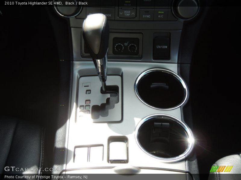 Black / Black 2010 Toyota Highlander SE 4WD