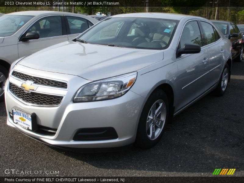 Silver Ice Metallic / Jet Black/Titanium 2013 Chevrolet Malibu LS