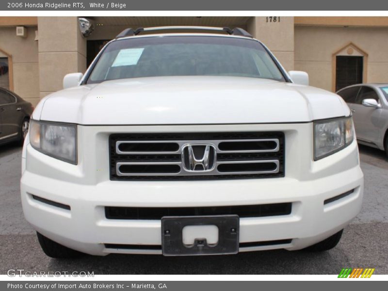 White / Beige 2006 Honda Ridgeline RTS