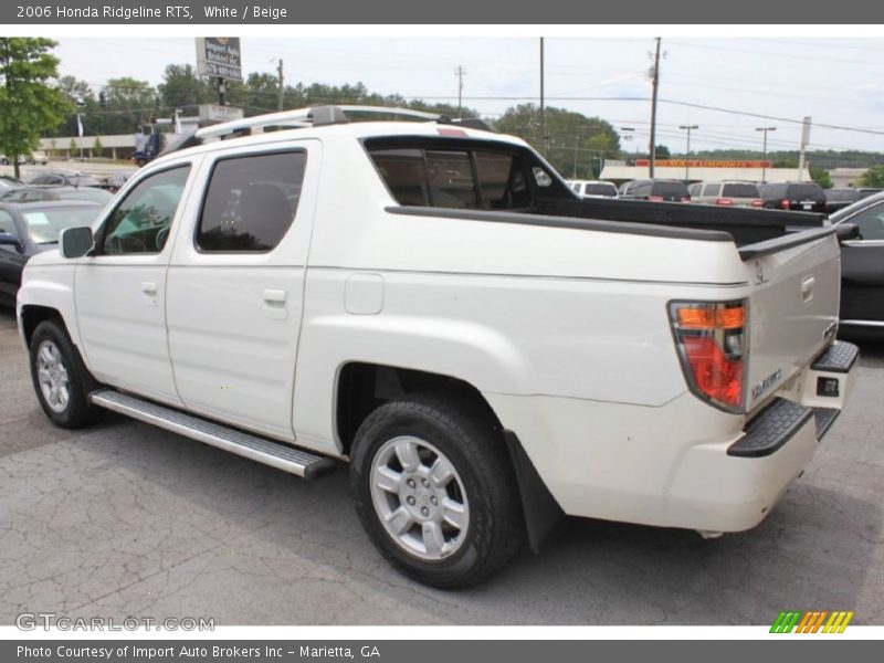 White / Beige 2006 Honda Ridgeline RTS
