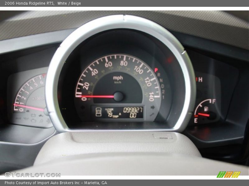 White / Beige 2006 Honda Ridgeline RTS