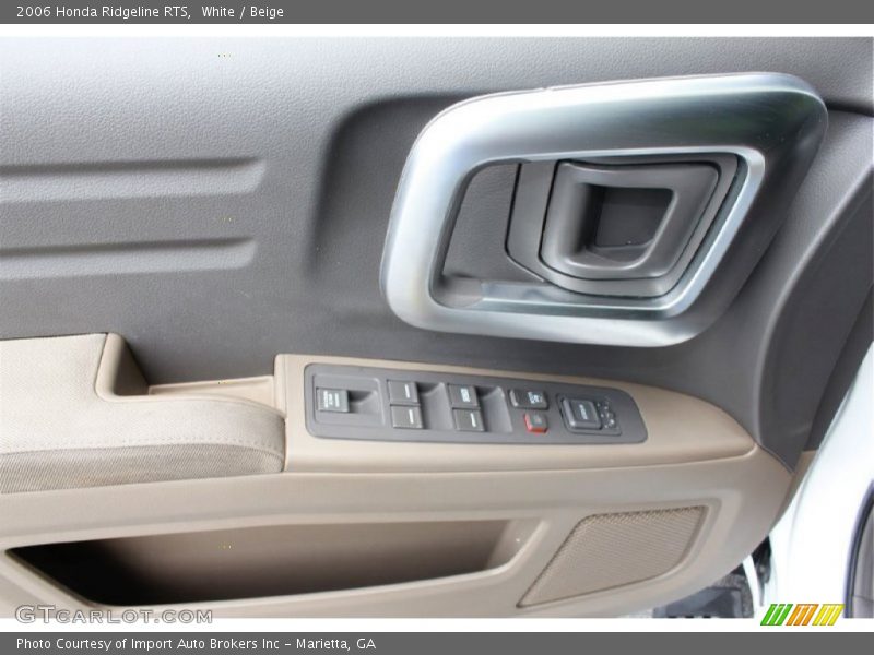 White / Beige 2006 Honda Ridgeline RTS