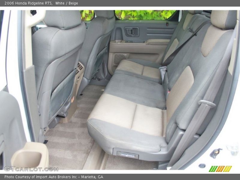White / Beige 2006 Honda Ridgeline RTS
