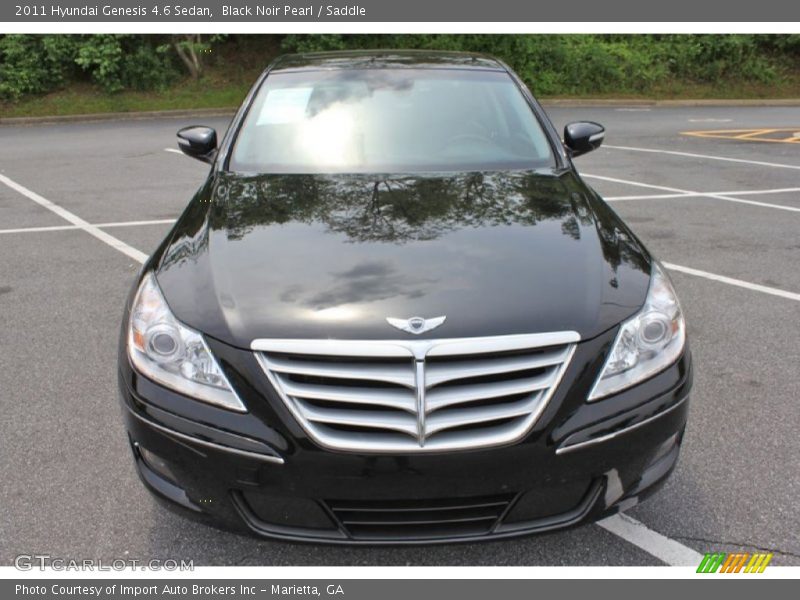 Black Noir Pearl / Saddle 2011 Hyundai Genesis 4.6 Sedan