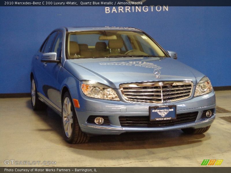 Quartz Blue Metallic / Almond/Mocha 2010 Mercedes-Benz C 300 Luxury 4Matic