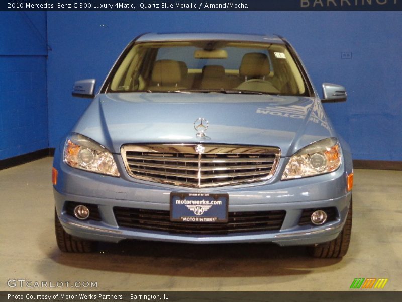 Quartz Blue Metallic / Almond/Mocha 2010 Mercedes-Benz C 300 Luxury 4Matic