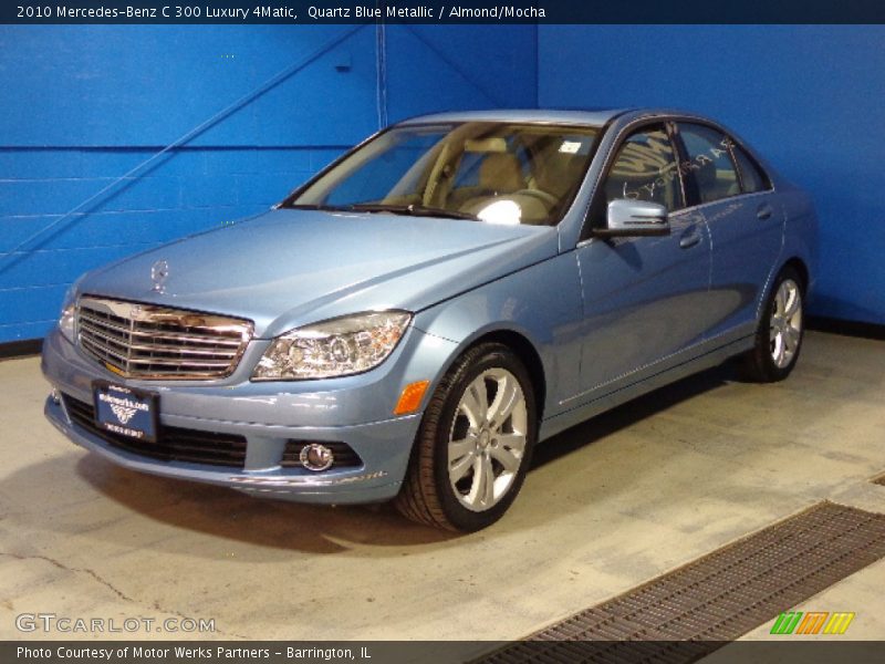 Quartz Blue Metallic / Almond/Mocha 2010 Mercedes-Benz C 300 Luxury 4Matic