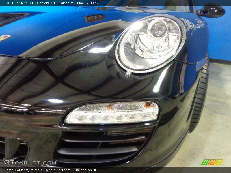 Black / Black 2011 Porsche 911 Carrera GTS Cabriolet