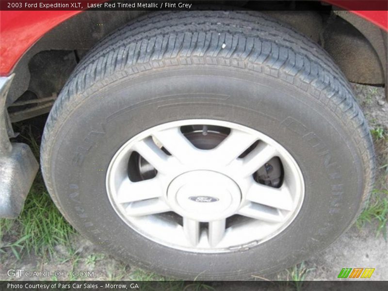 Laser Red Tinted Metallic / Flint Grey 2003 Ford Expedition XLT