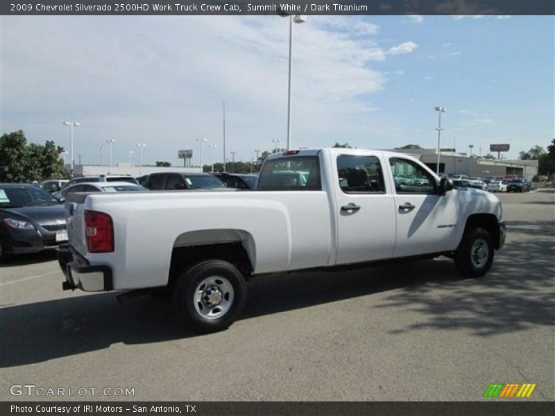 Summit White / Dark Titanium 2009 Chevrolet Silverado 2500HD Work Truck Crew Cab