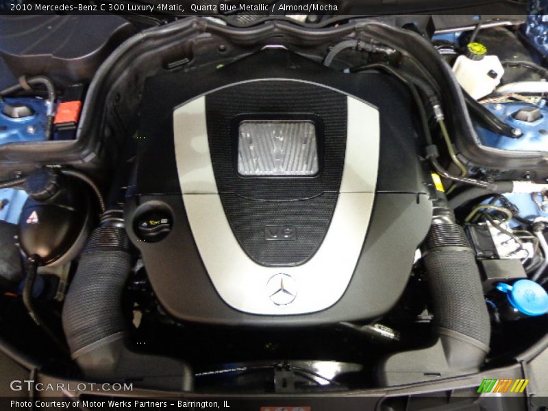 Quartz Blue Metallic / Almond/Mocha 2010 Mercedes-Benz C 300 Luxury 4Matic