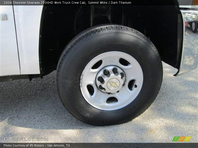 Summit White / Dark Titanium 2009 Chevrolet Silverado 2500HD Work Truck Crew Cab