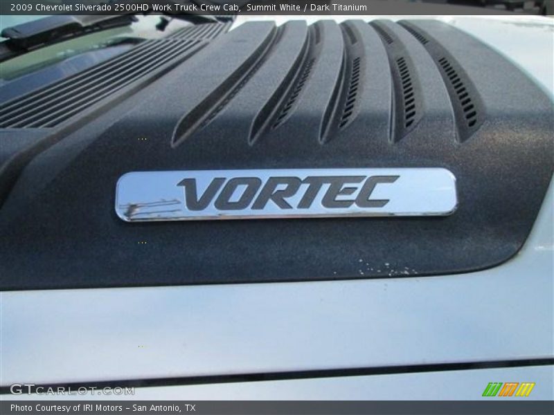 Summit White / Dark Titanium 2009 Chevrolet Silverado 2500HD Work Truck Crew Cab