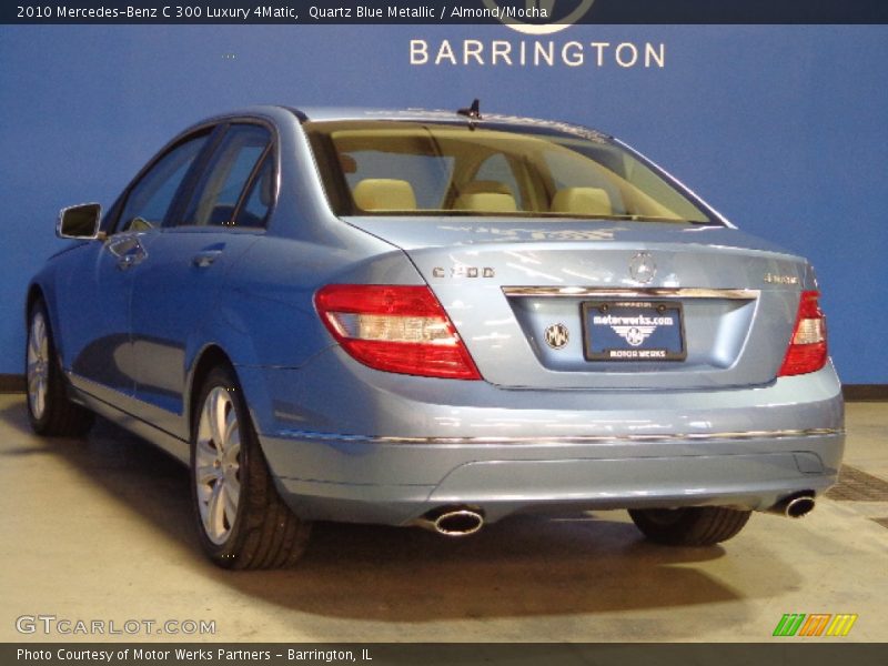 Quartz Blue Metallic / Almond/Mocha 2010 Mercedes-Benz C 300 Luxury 4Matic