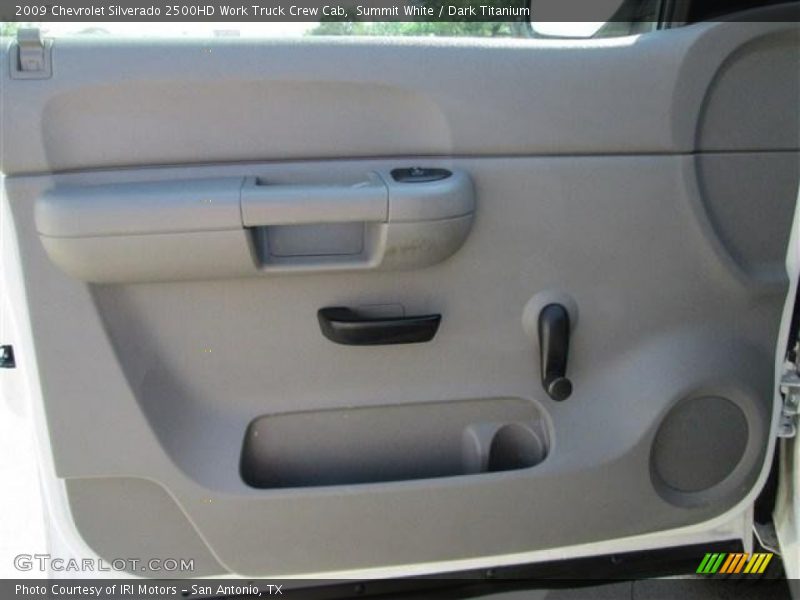 Summit White / Dark Titanium 2009 Chevrolet Silverado 2500HD Work Truck Crew Cab