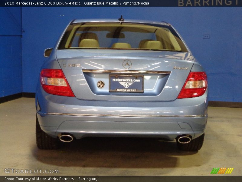 Quartz Blue Metallic / Almond/Mocha 2010 Mercedes-Benz C 300 Luxury 4Matic