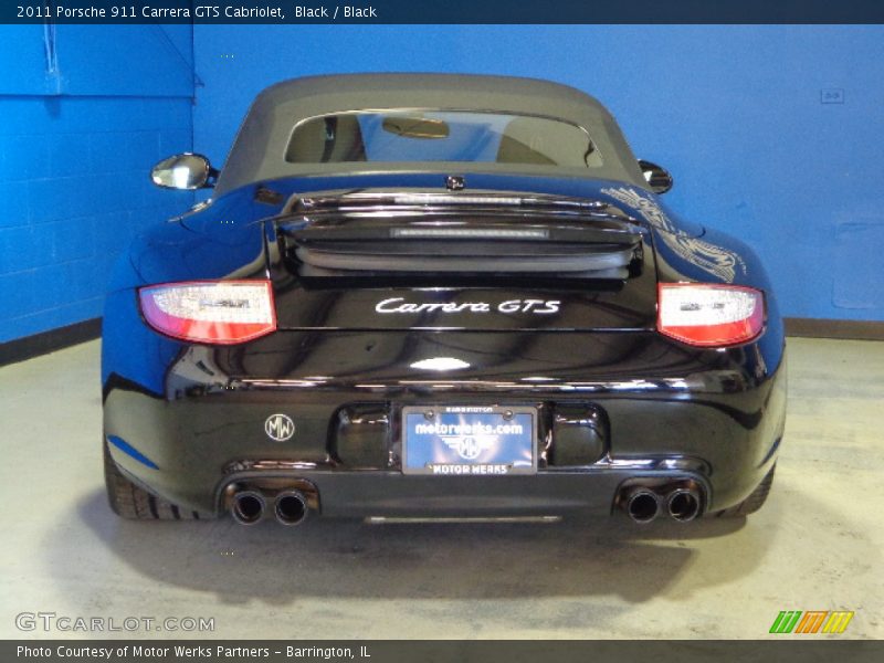 Black / Black 2011 Porsche 911 Carrera GTS Cabriolet