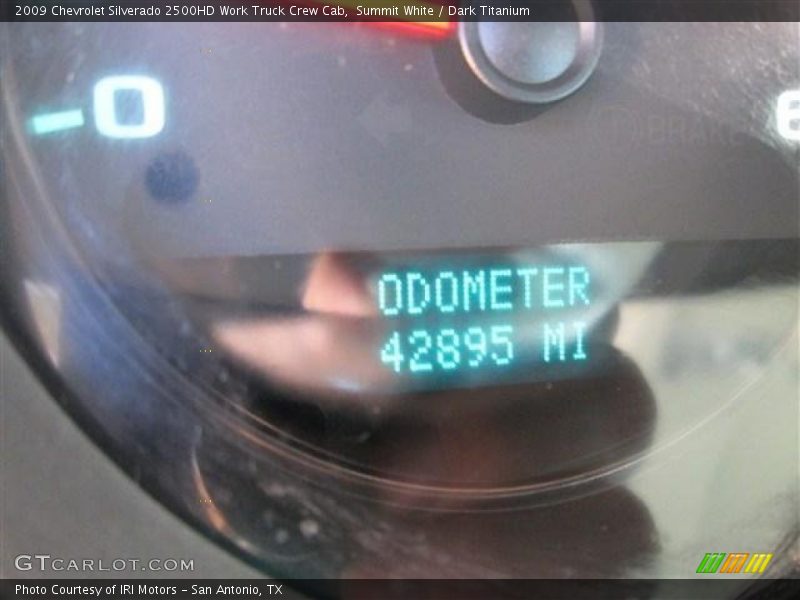 Summit White / Dark Titanium 2009 Chevrolet Silverado 2500HD Work Truck Crew Cab