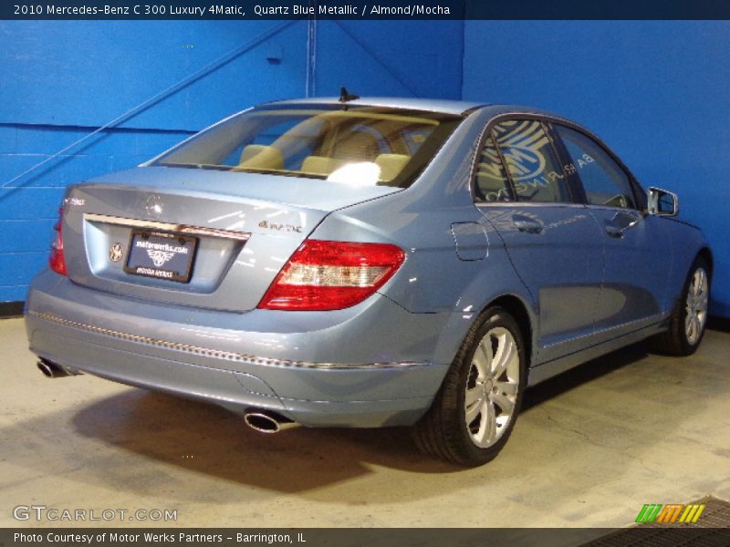 Quartz Blue Metallic / Almond/Mocha 2010 Mercedes-Benz C 300 Luxury 4Matic