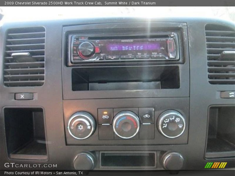 Summit White / Dark Titanium 2009 Chevrolet Silverado 2500HD Work Truck Crew Cab