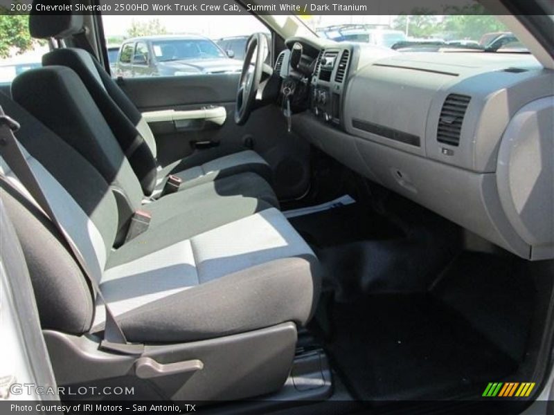 Summit White / Dark Titanium 2009 Chevrolet Silverado 2500HD Work Truck Crew Cab