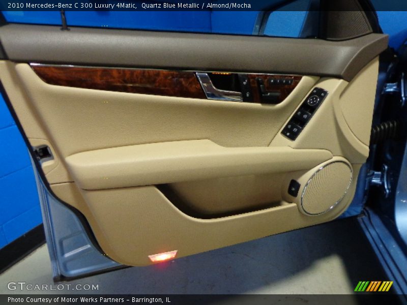 Quartz Blue Metallic / Almond/Mocha 2010 Mercedes-Benz C 300 Luxury 4Matic