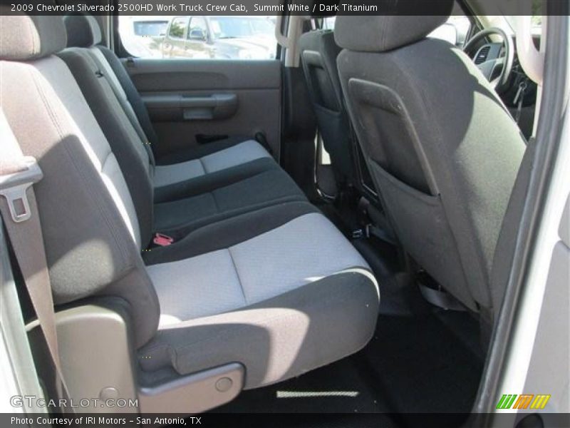 Summit White / Dark Titanium 2009 Chevrolet Silverado 2500HD Work Truck Crew Cab
