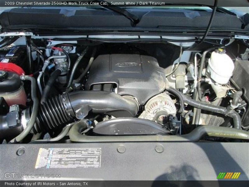 Summit White / Dark Titanium 2009 Chevrolet Silverado 2500HD Work Truck Crew Cab