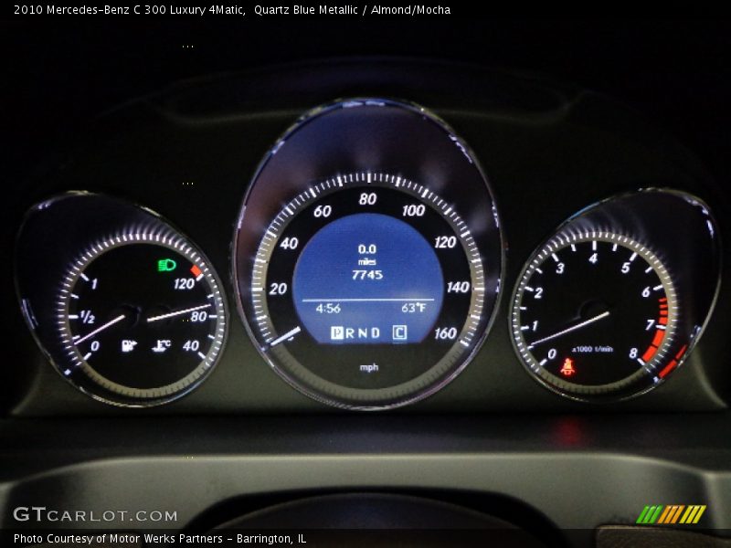 Quartz Blue Metallic / Almond/Mocha 2010 Mercedes-Benz C 300 Luxury 4Matic