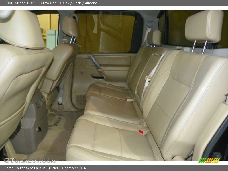 Galaxy Black / Almond 2008 Nissan Titan LE Crew Cab