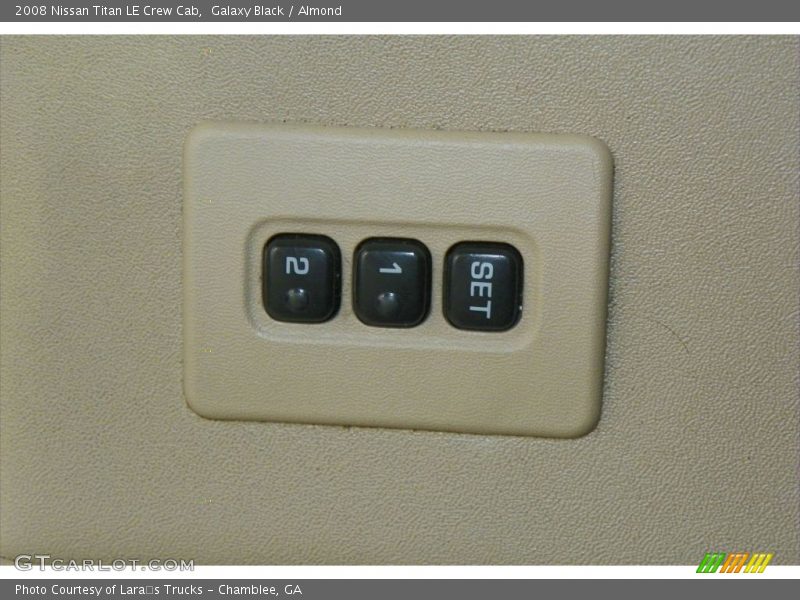 Galaxy Black / Almond 2008 Nissan Titan LE Crew Cab