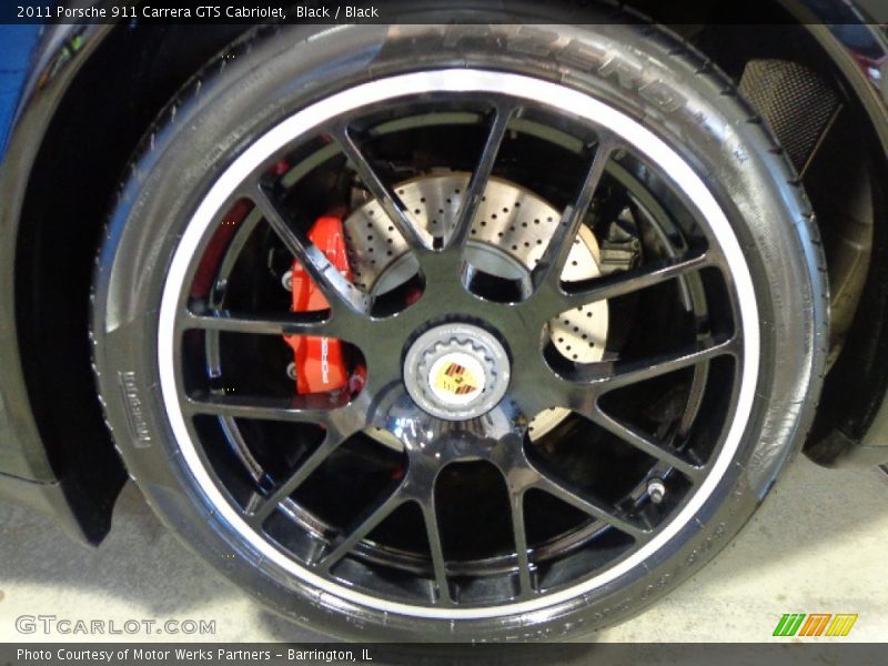Black / Black 2011 Porsche 911 Carrera GTS Cabriolet