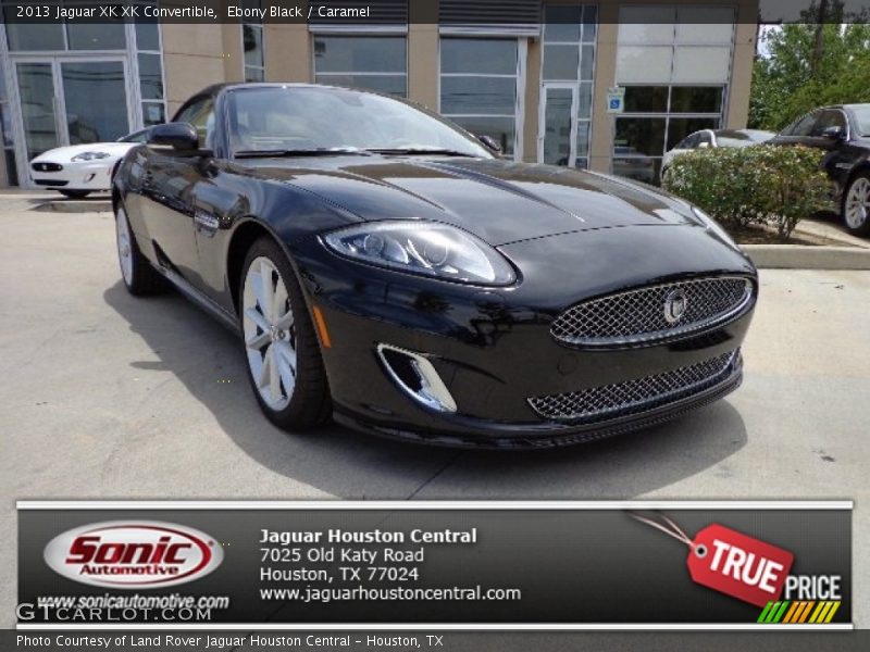 Ebony Black / Caramel 2013 Jaguar XK XK Convertible